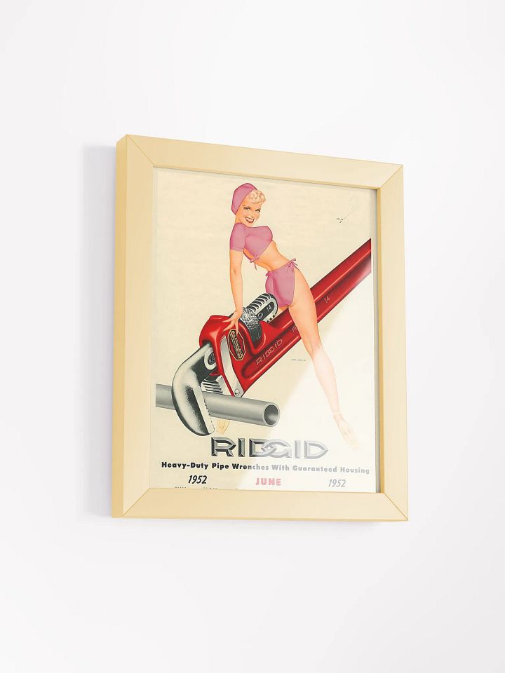 June Calender Girl Framed Pin-up Art product image (15)