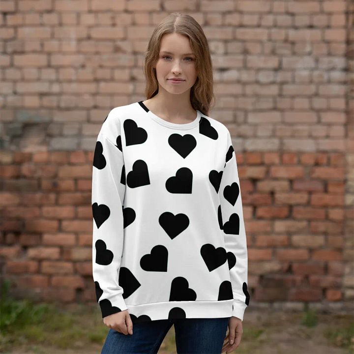 Abstract Love Pattern 4 # 2 Unisex Sweatshirt product image (2)