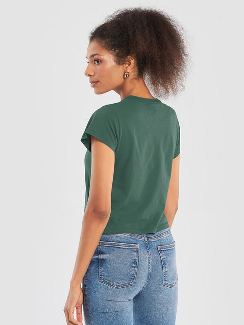 Photo showing Cotton Heritage Women's High-Waisted Tee