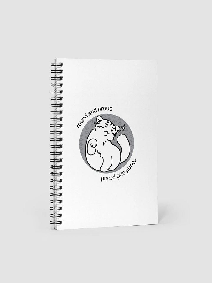 Round and Proud Manul Unlabeled Version - Spiral Notebook product image (1)
