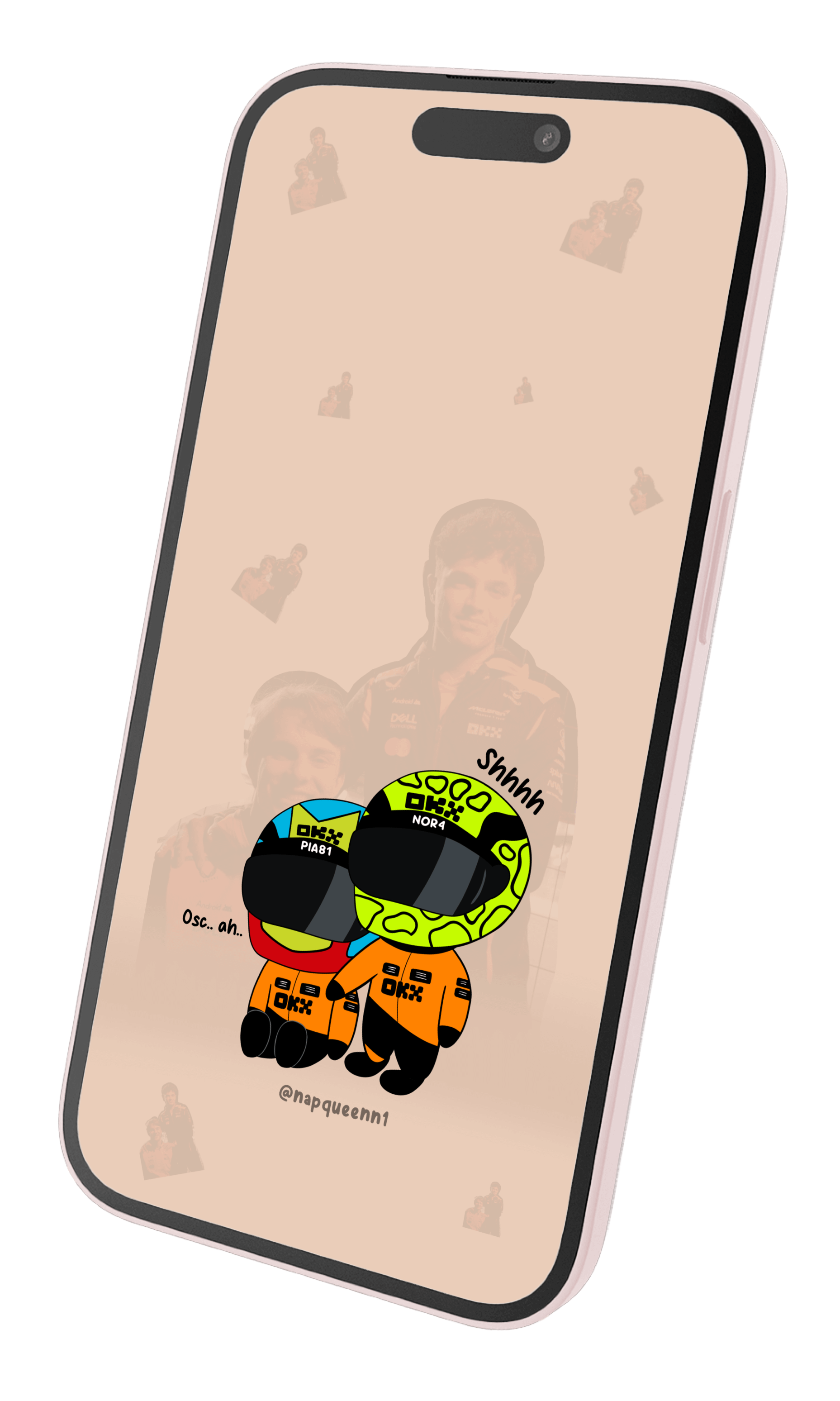 Landoscar Las Vegas GP 2024 - Phone Wallpaper product image (3)