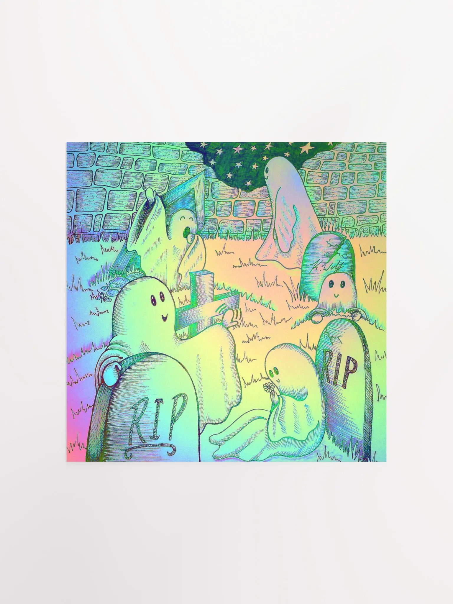 Limited Edition Graveyard Wake Up Matte Poster product image (1)