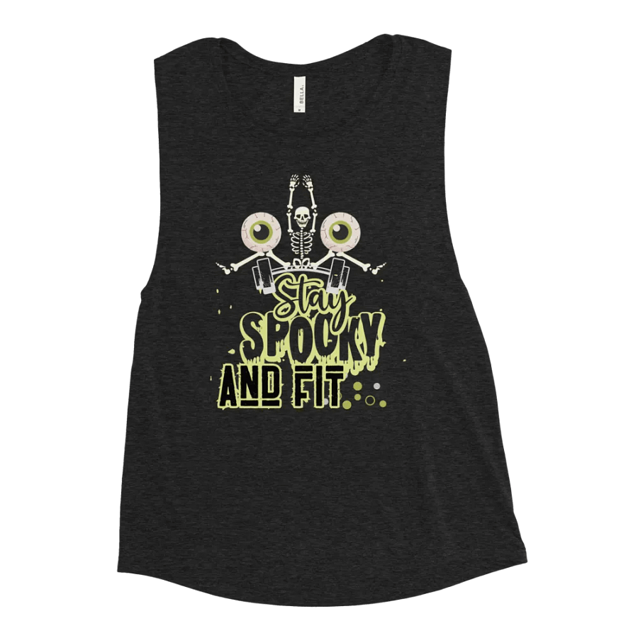 Stay spooky and fit muscle tank product image (5)