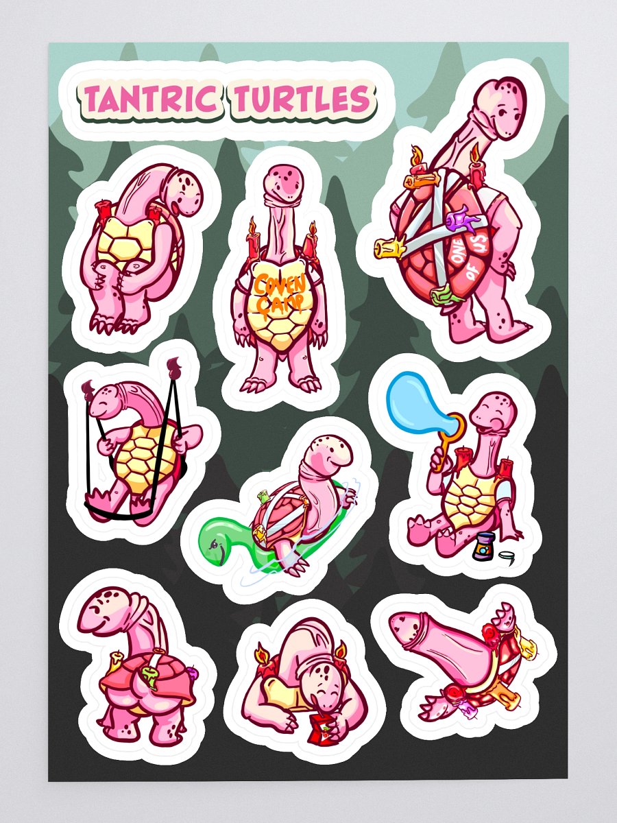 Tantric Turtles Sticker Sheet product image (3)