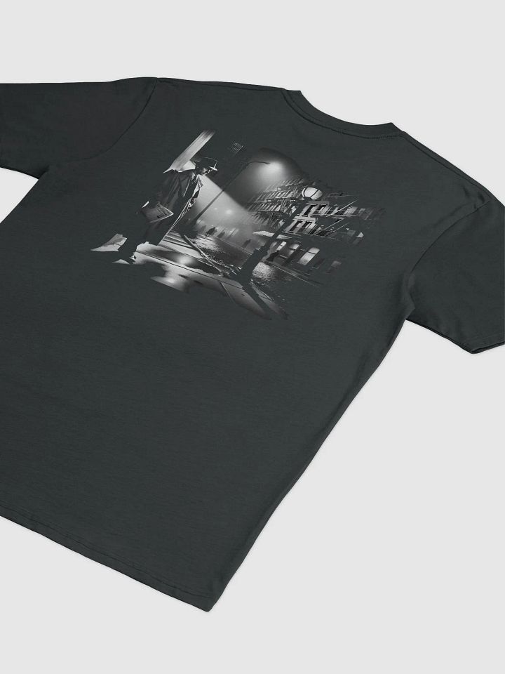 Foggy Night Watch: The Noir Street Corner (Mens Tee) product image (2)