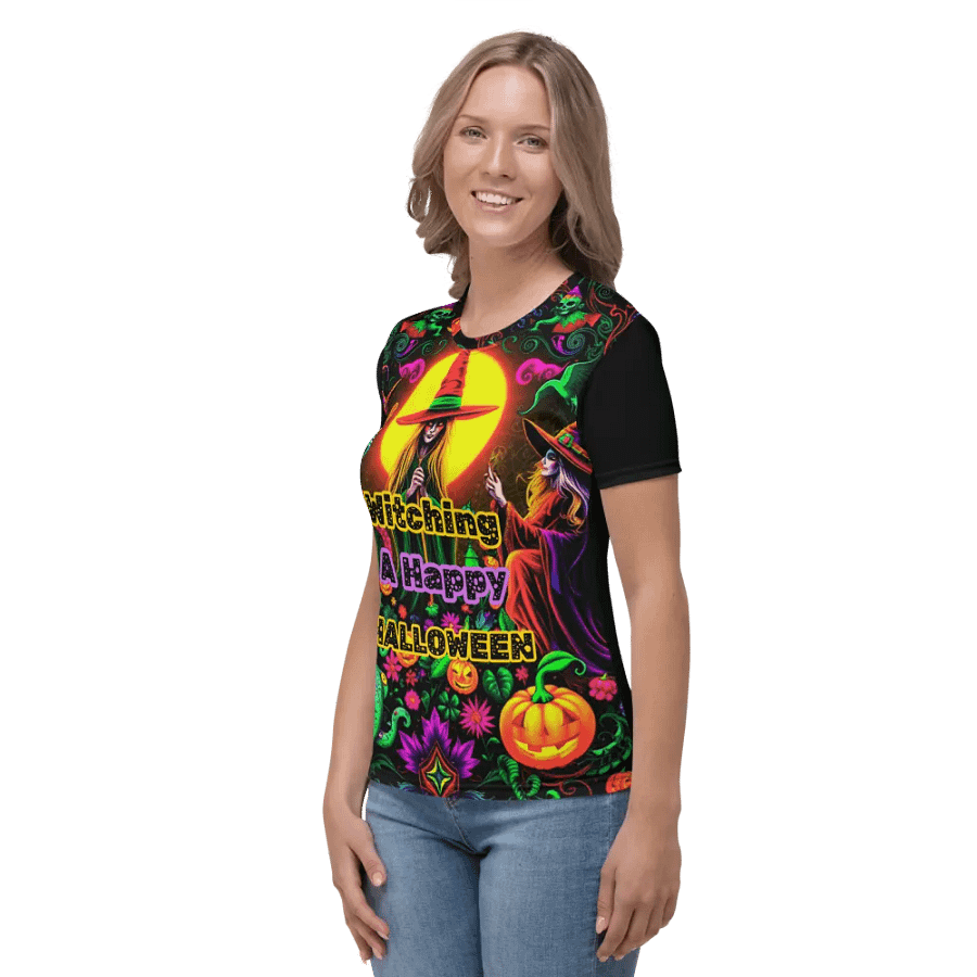 Witching A Happy Halloween T Shirt product image (5)