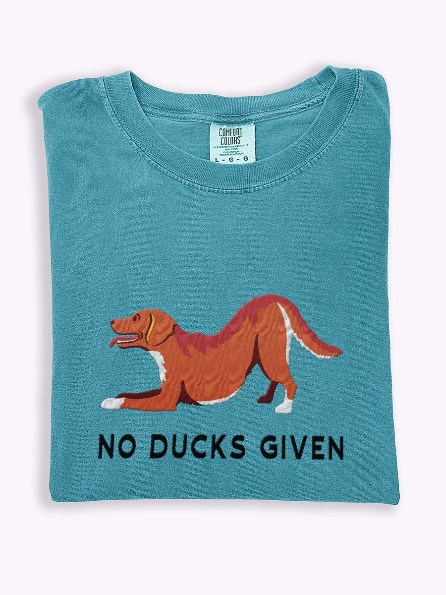 No Ducks Given T-Shirt(Embroidered) of a Nova Scotia Duck Tolling Retriever product image (1)