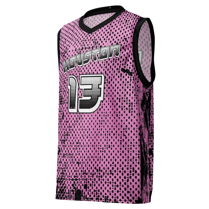 Houston Punk Pink Basketball Jersey product image (1)