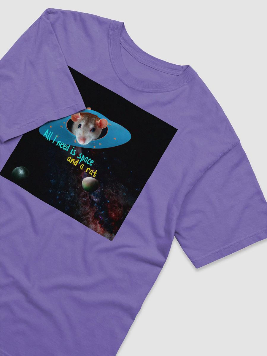 All I need is space and a rat T shirt product image (7)
