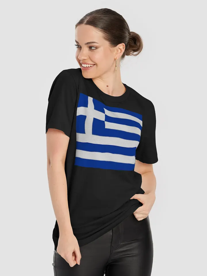 Exclusive Unisex Greece Flag Graphic Tee by Graphic Grove product image (1)
