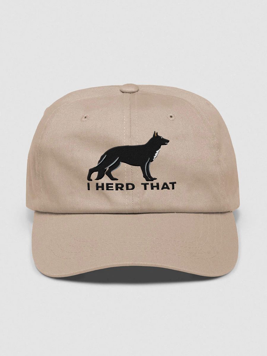 I Herd That Classic Dad Hat(Embroidered) of a German Shepherd(Black) product image (25)