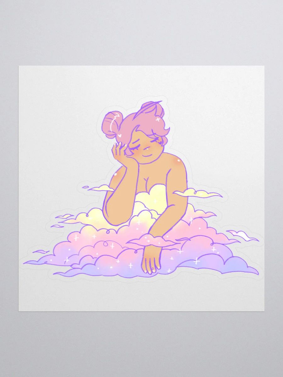 head in the clouds sticker product image (1)
