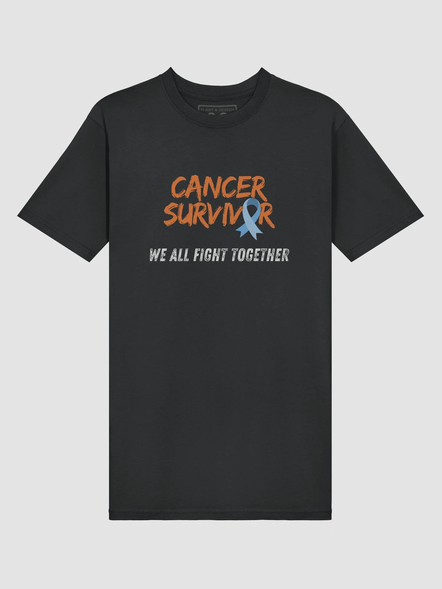 Cancer Survivor - We All Fight Together Premium Tee - Orange Print product image (3)