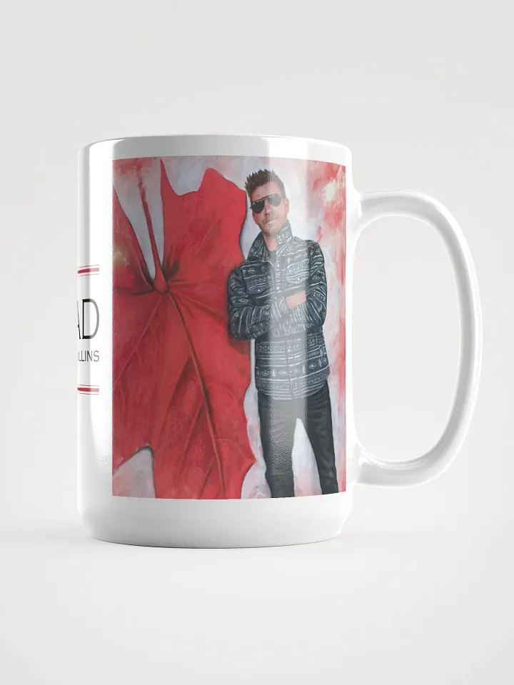 Echoes in Red – Chad Michael Collins Pastel Portrait Mug (15 oz) product image (1)