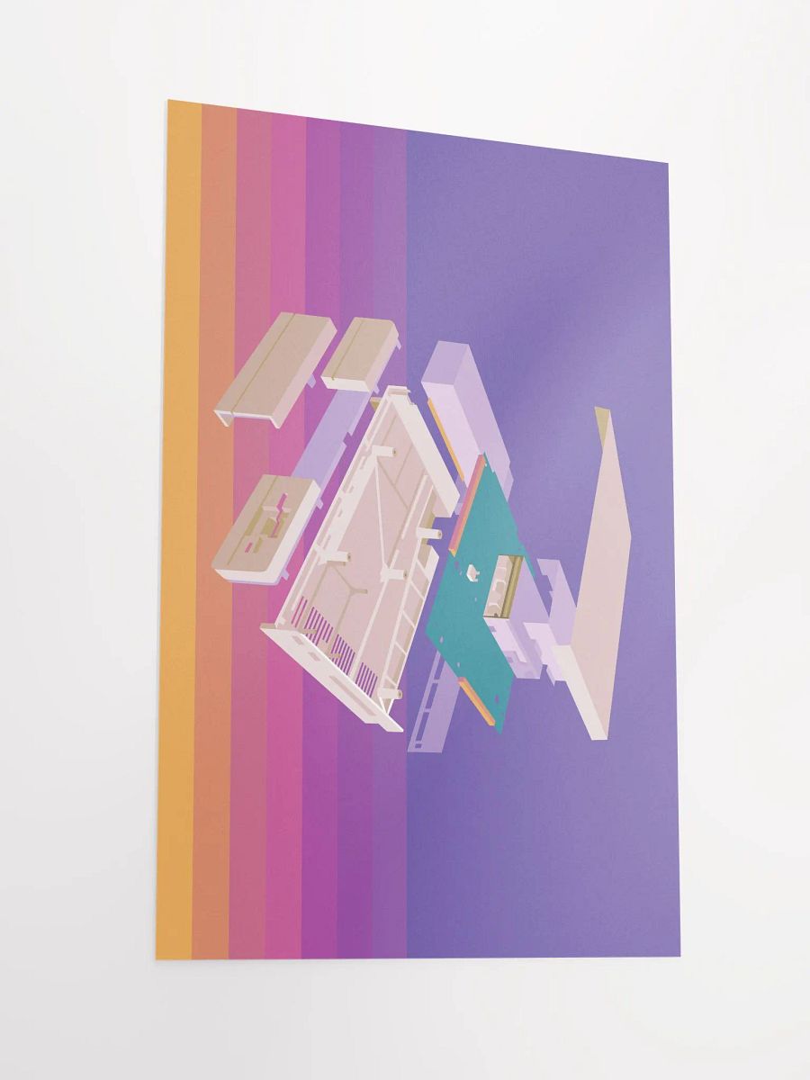 Amiga 1000 Exploded Poster product image (4)