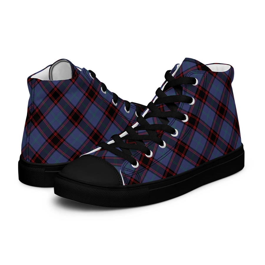 Rutherford Tartan Men's High Top Shoes product image (8)
