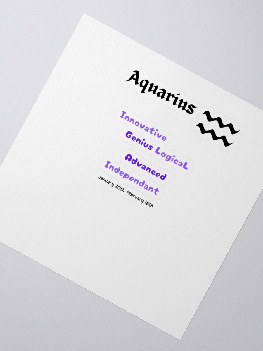 Aquarius Stickers product image (5)