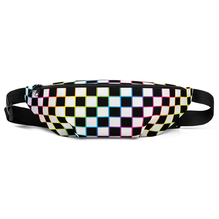 Rainbow Checkered Fanny Pack product image (1)