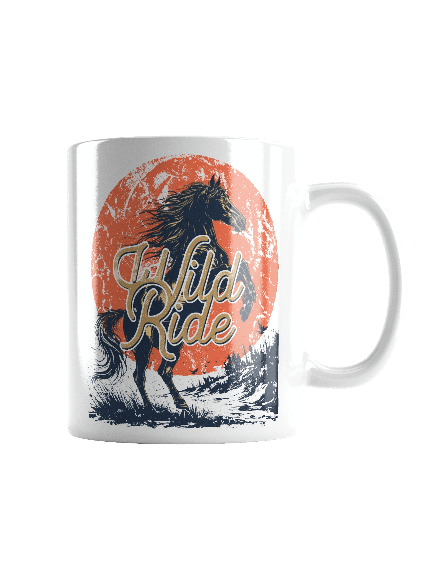 The "Wild Ride" Vintage Horse Mug product image (3)