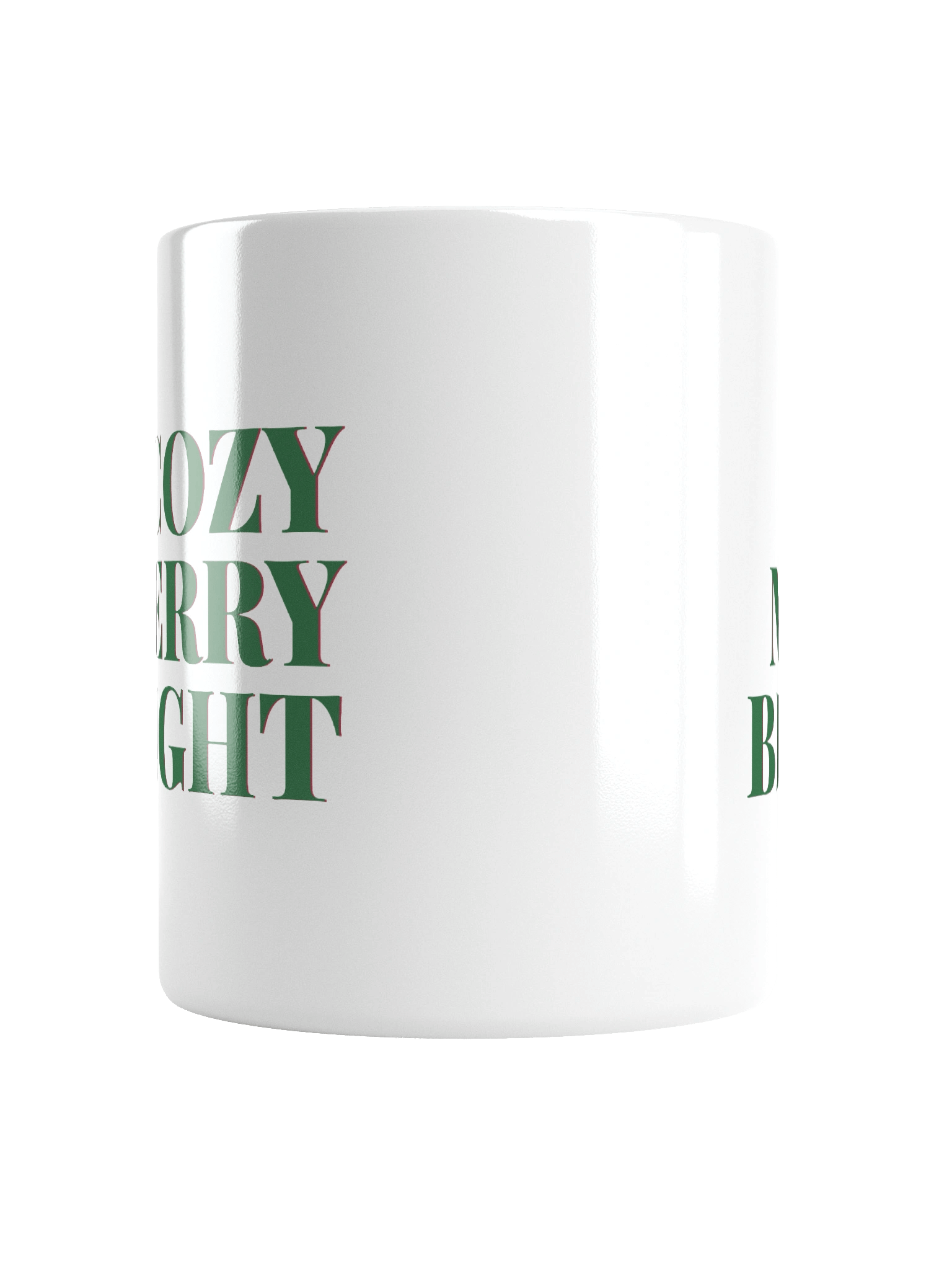 Cozy Merry Bright Christmas Typography Mug product image (6)