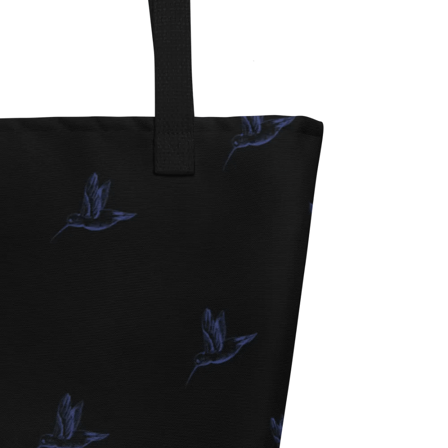 Big printed tote bag with humming bird designs product image (8)