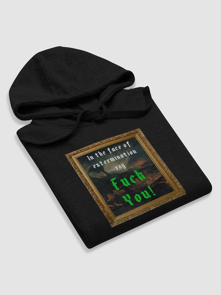 In the Face of Extermination Framed Hoodie product image (5)