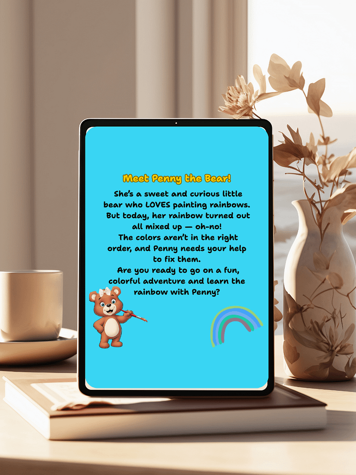 Penny the Bear and the Rainbow Mix-Up - A Fun & Educational Color Story for Kids eBook product image (2)