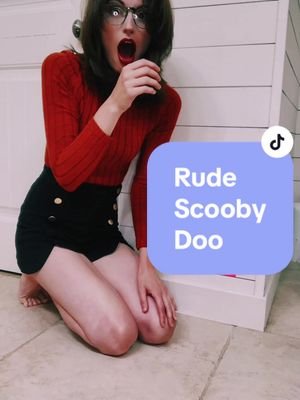 ….. That’s what I get for not listening to the whole audio ☠️  #velma #fred #daphne #scoobydoo #omg #rude #vulgar #didntexpectthat #lmfao #fyp #lipsync