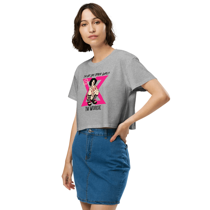 Not Like Other Girls Womans Crop Top-Afro Anne product image (2)