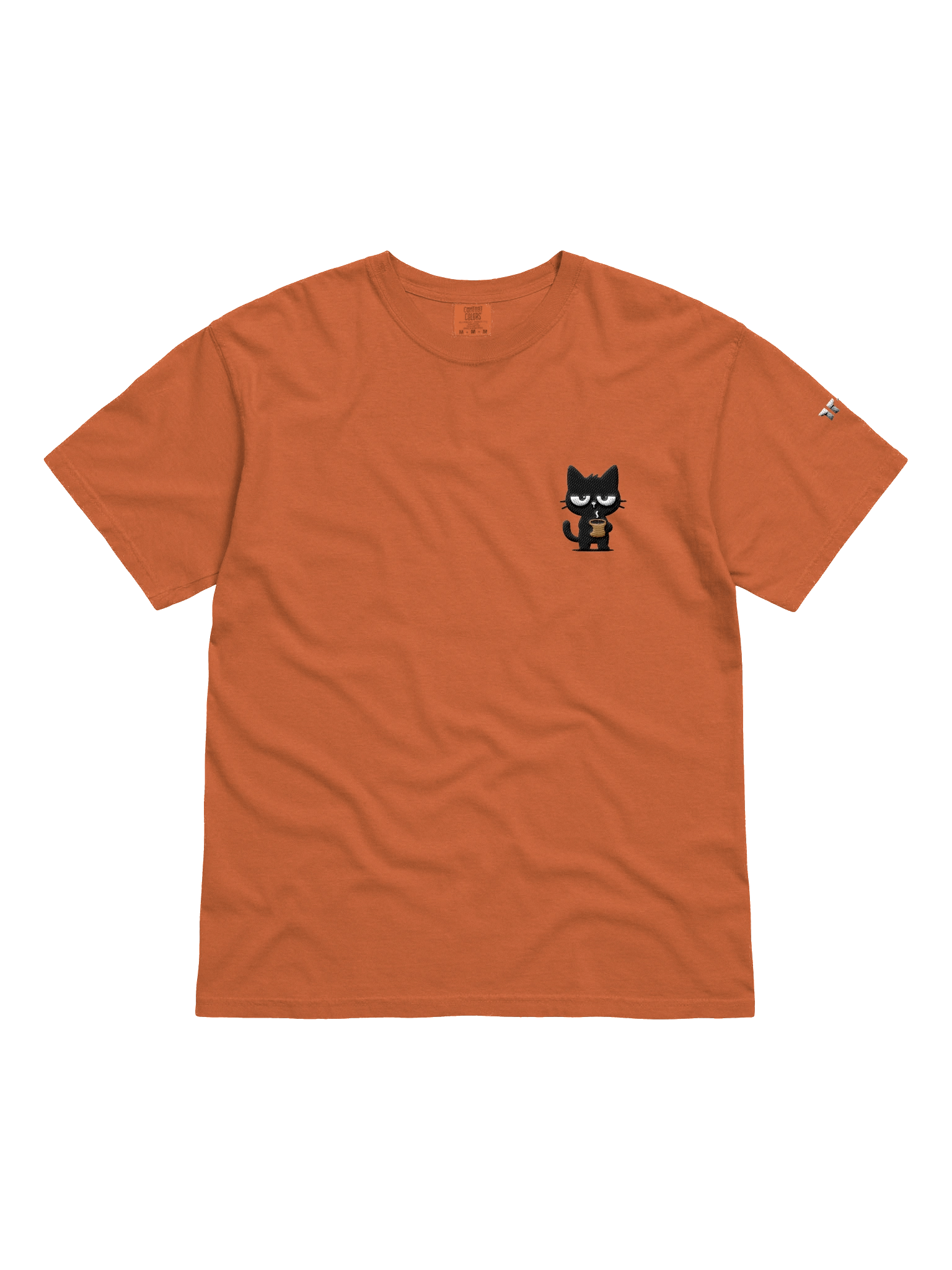 Caffeinated Cat Comfort Colors T-Shirt product image (52)