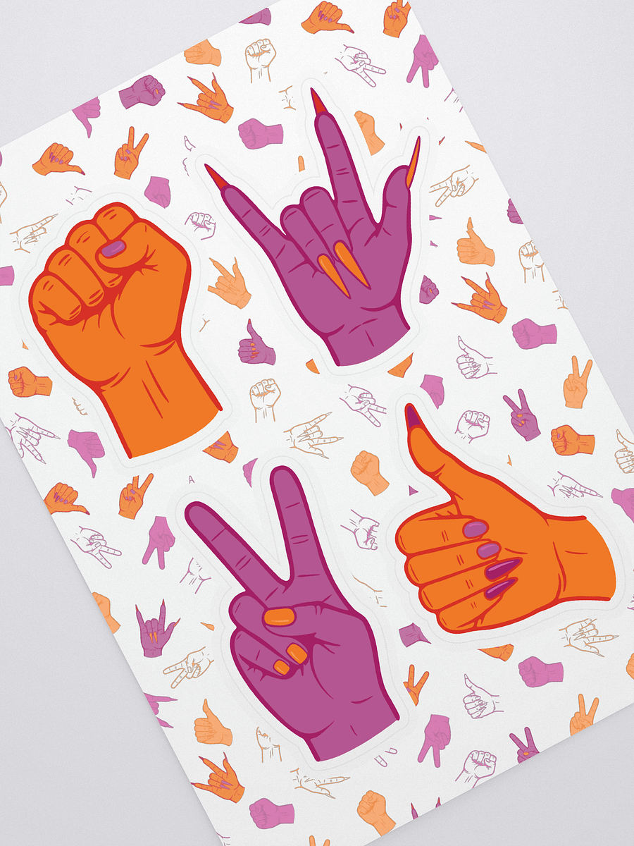 Hand Stuff Sticker Sheet product image (1)