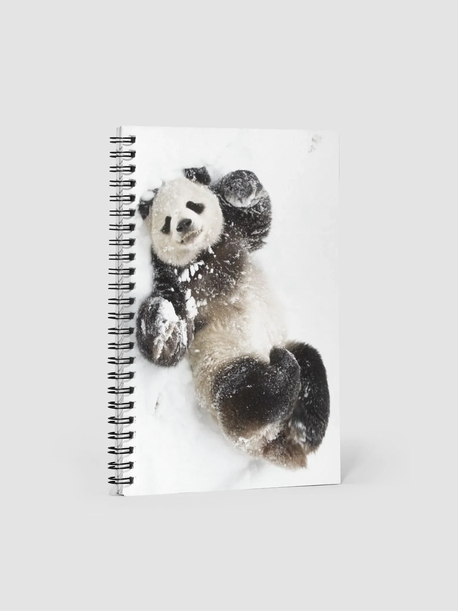 Snow Panda Spiral Notebook product image (1)