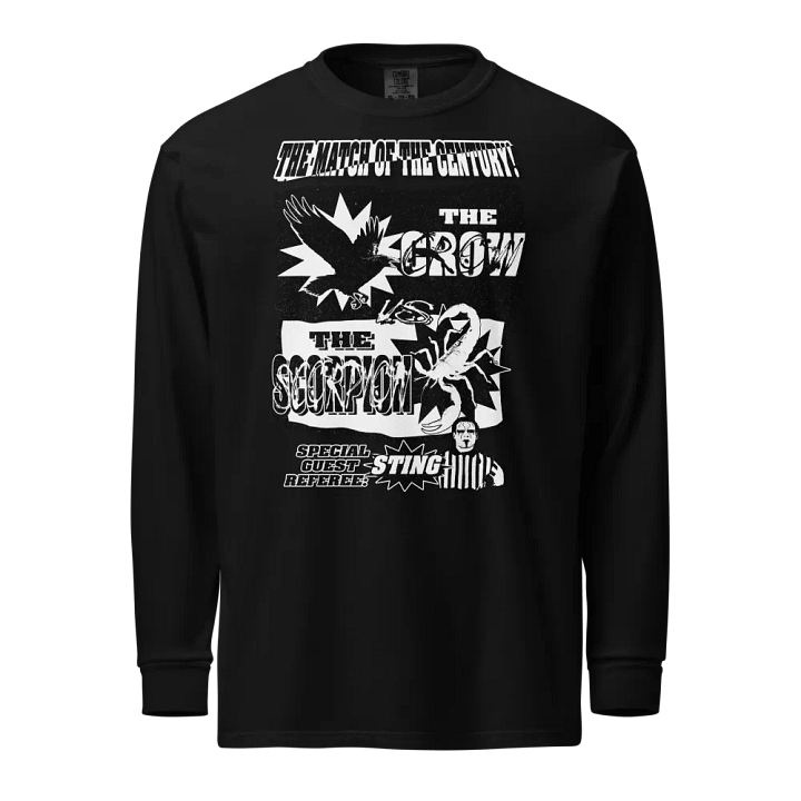 The Crow vs The Scorpion Black Long Sleeve T-Shirt product image (1)
