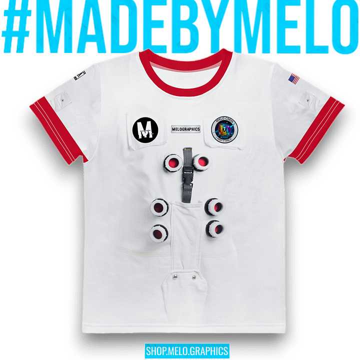 Astronaut Suit: #MeloCrew Junior Cadet - Ultimate Toddler T-Shirt | #MadeByMELO product image (2)