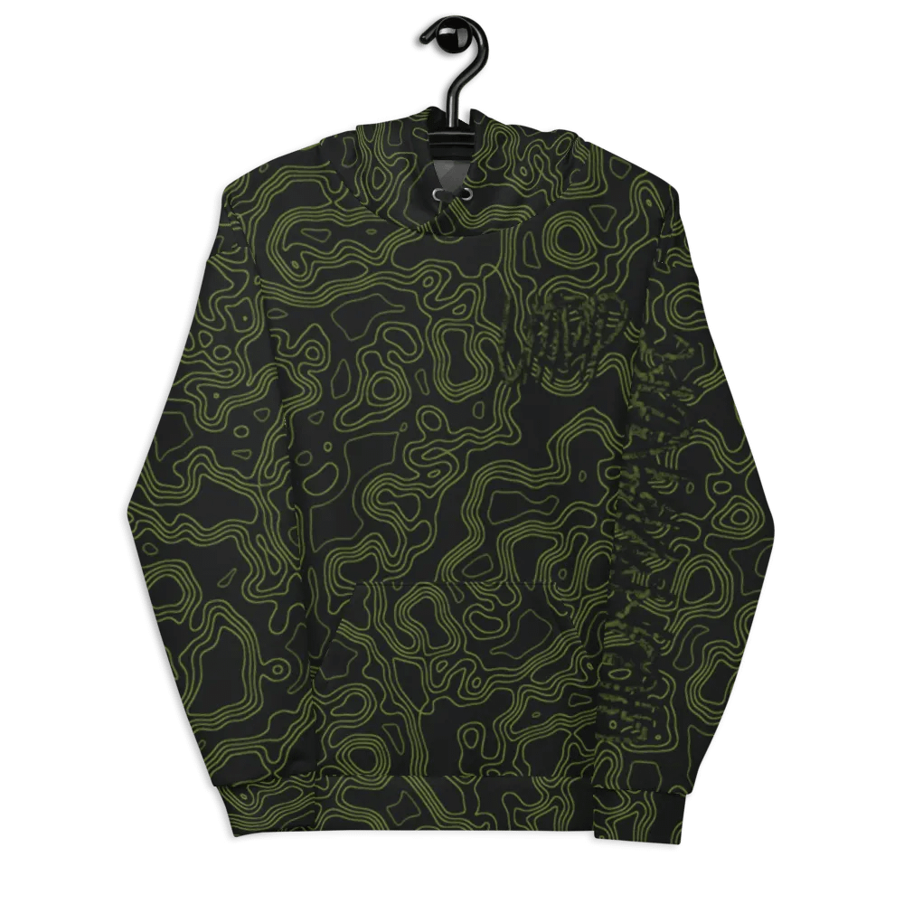 All-Over Print Hoodie - UTMP Topo Stealth Chest / Arm product image (7)