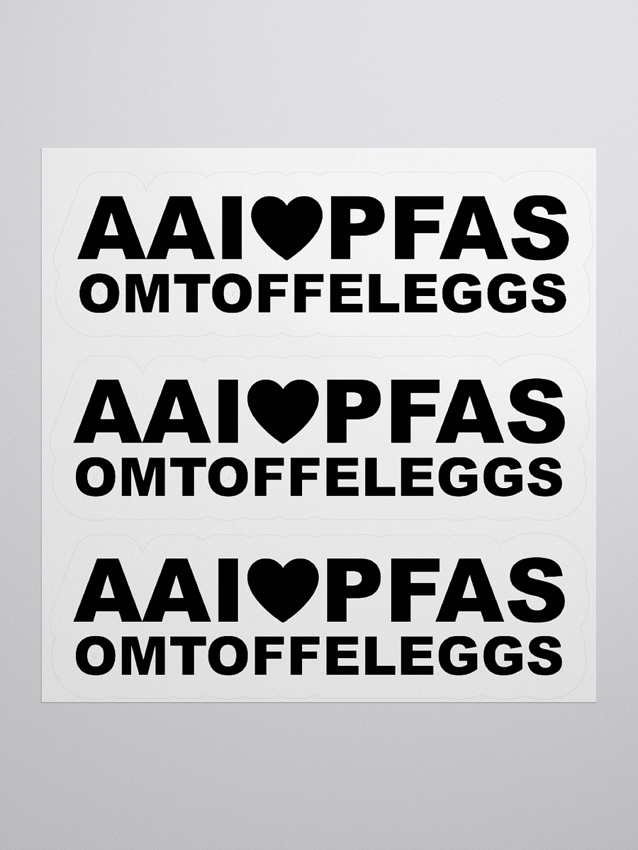 Aai love PFAS - Stickers product image (2)