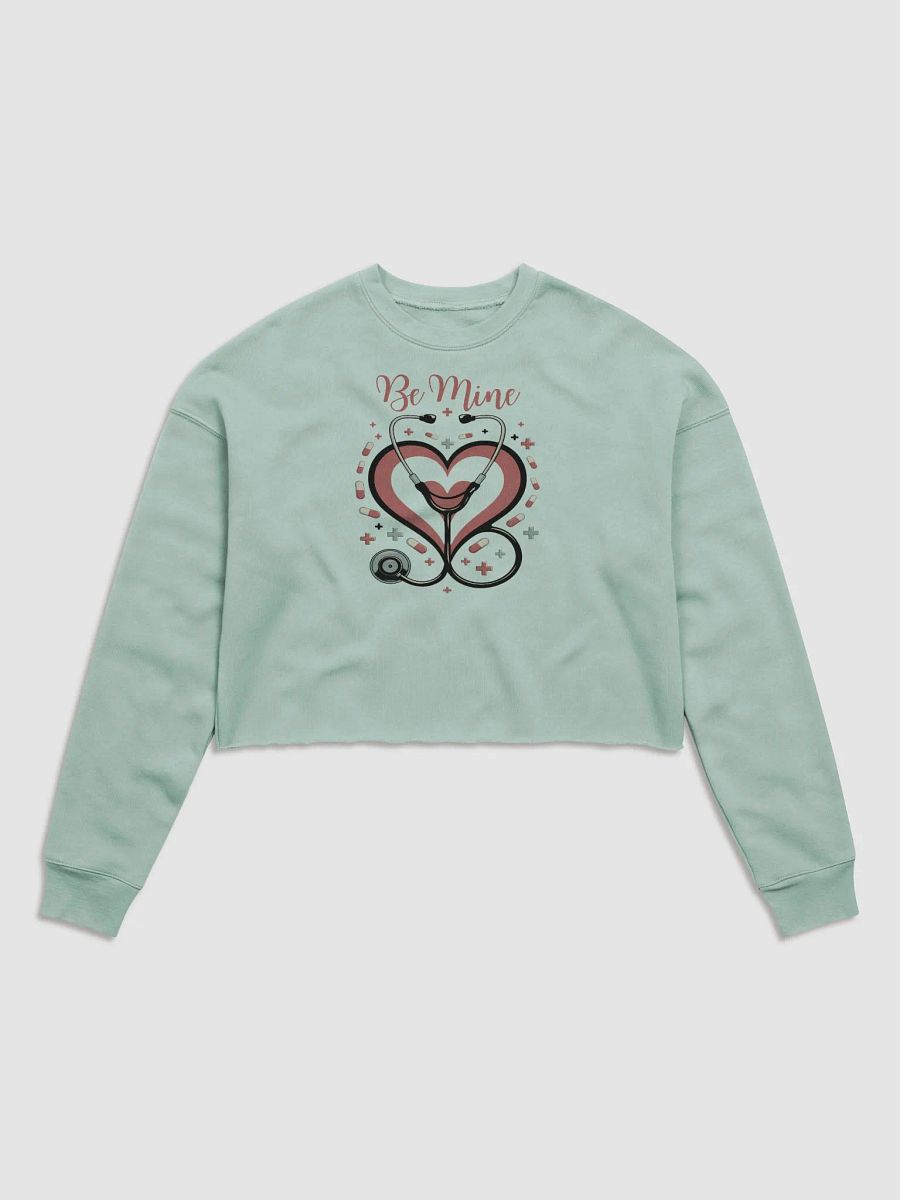 Be Mine, or I'll Have to Chart About It - Crop Sweatshirt product image (2)