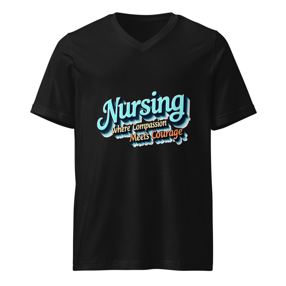 Compassion Meets Courage V-Neck Tee product image (1)