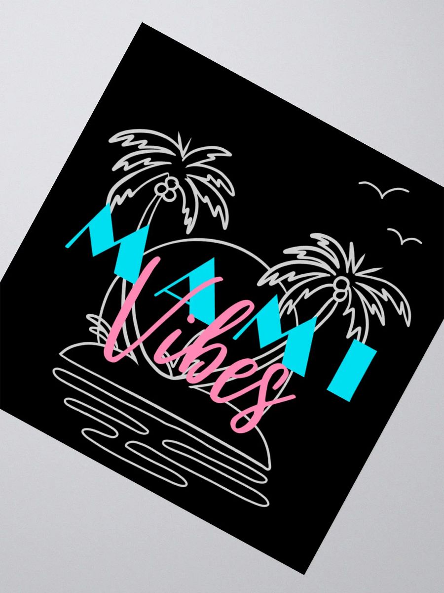 Black Miami Vibes Sticker Pack product image (5)