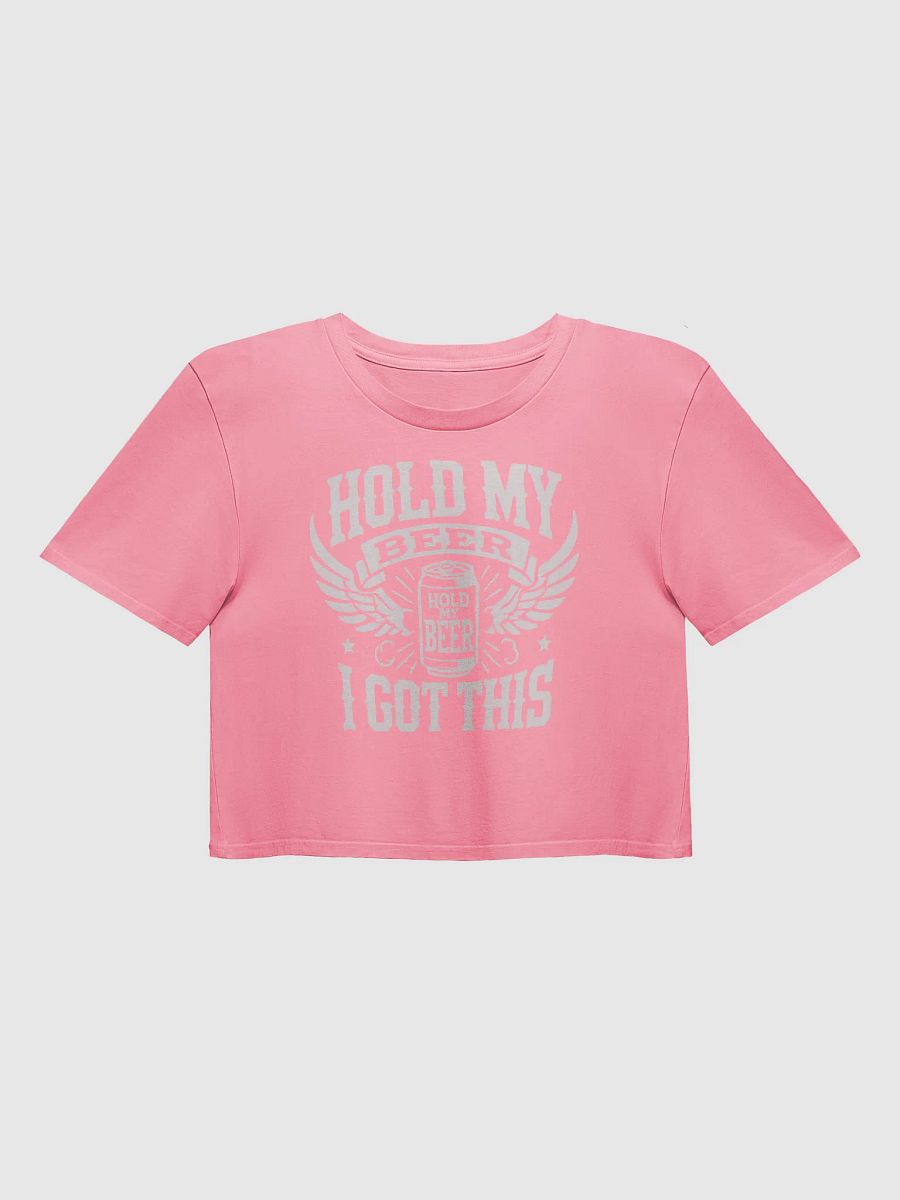 HOLD MY BEER – Crop Top for Wild Women product image (1)