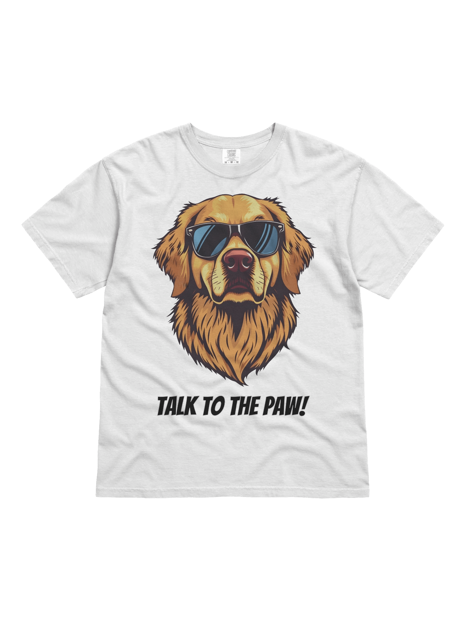 Talk to the Paw - Golden Retriever T-shirt product image (1)