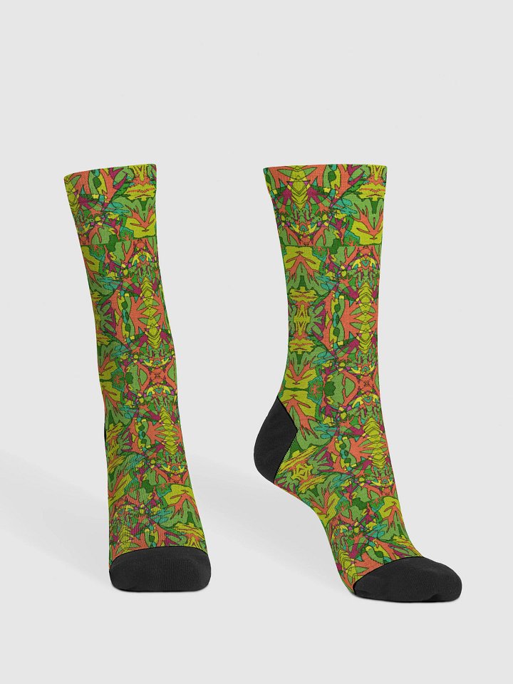 Spinach Tangle – Sustainable Crew Socks product image (2)