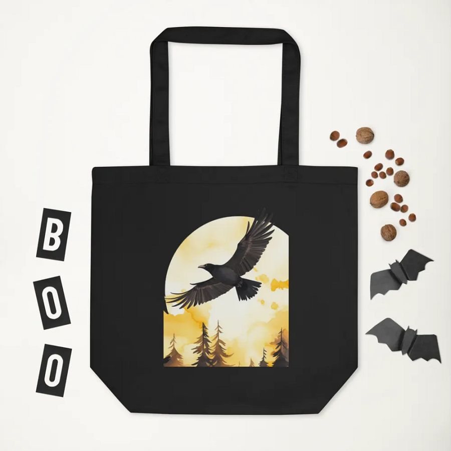 Crow's Haven: Exclusive Eco-Friendly Tote Bag product image (6)