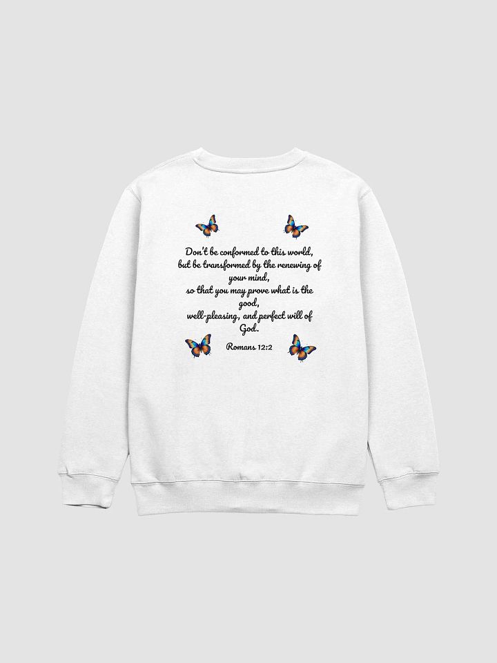 Transformed Butterfly Crewneck (White) product image (2)