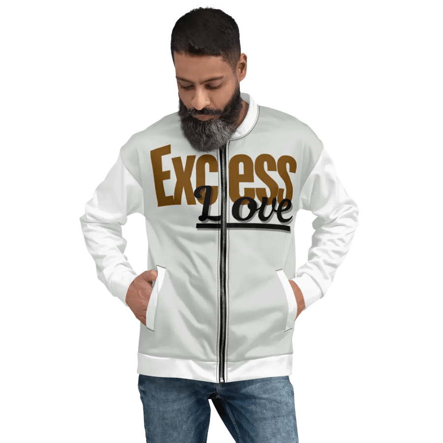 God's Love is excess unisex Bomber Jacket product image (11)