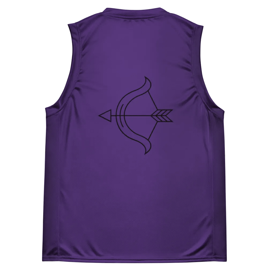 Sagittarius Symbol Unisex Basketball Jersey product image (4)