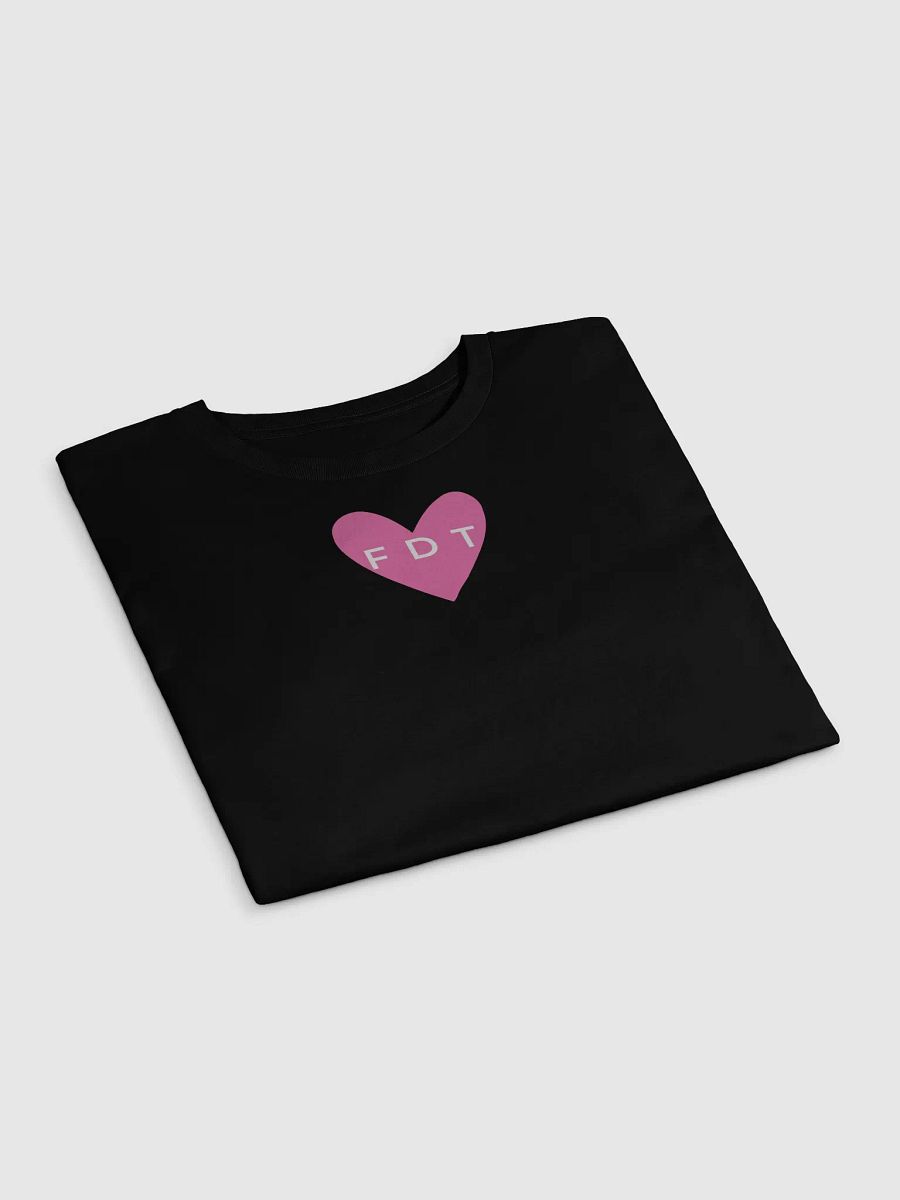 FDT Pink Heart Cropped Tee. product image (16)