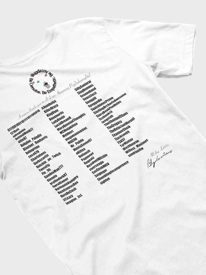 Honorary Psychoknaughts Tee - Extended Sizing product image (1)