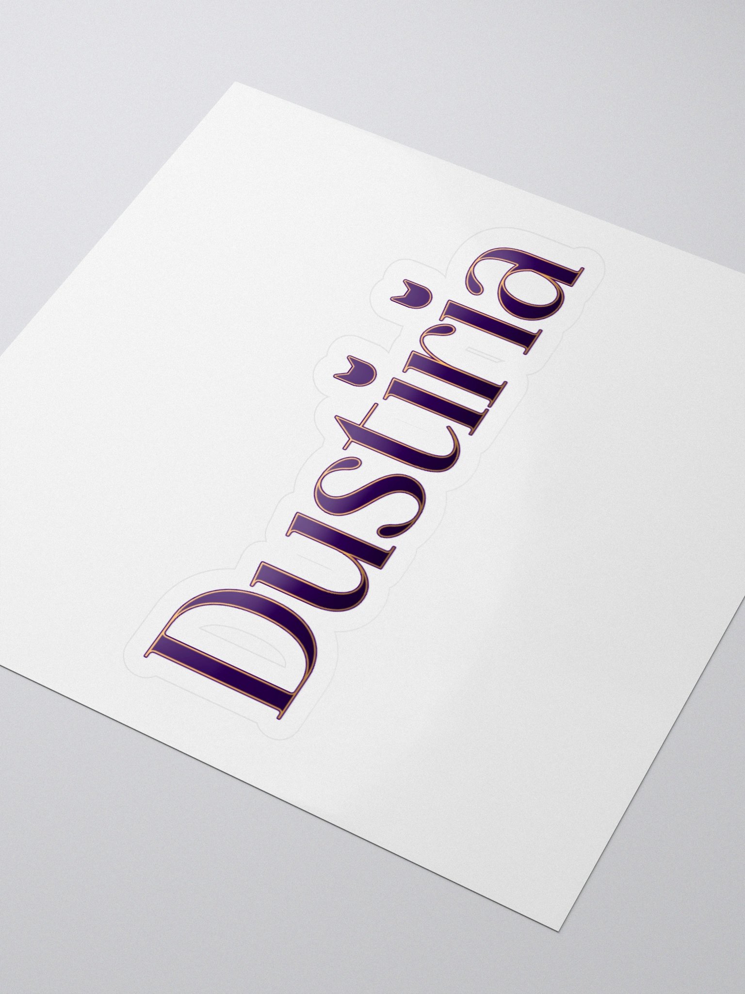 Dustiria Font sticker product image (3)