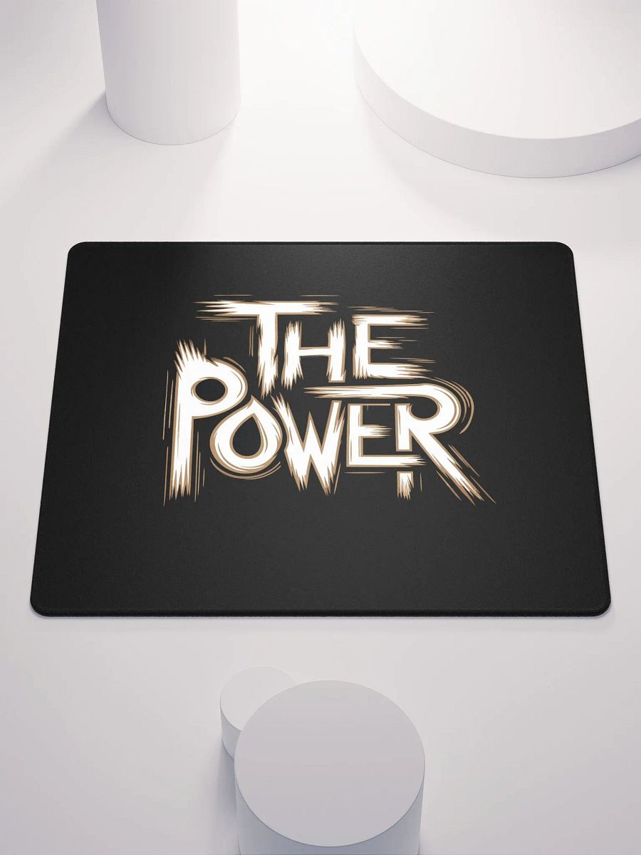 The Power Black color Gaming Mouse Pad product image (1)